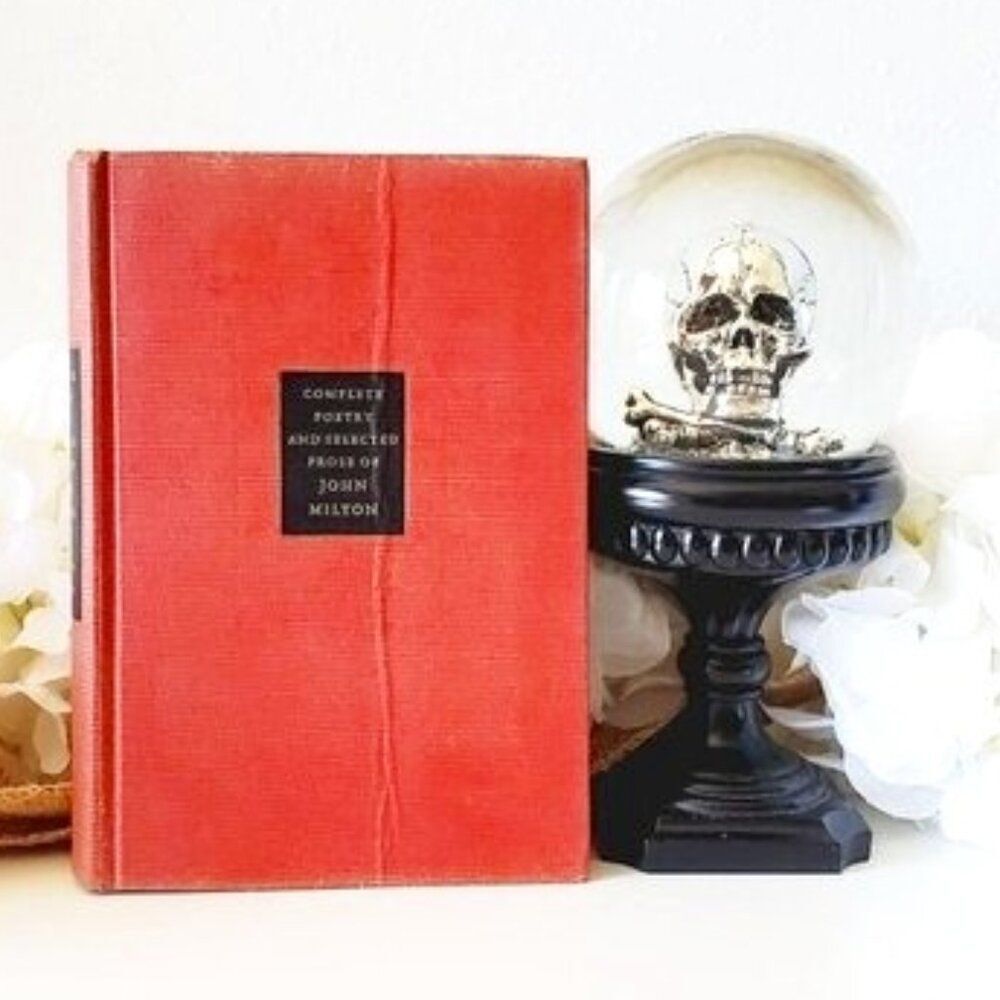 Vintage 1950s Complete Poetry and Selected Prose by John Milton Hardcover